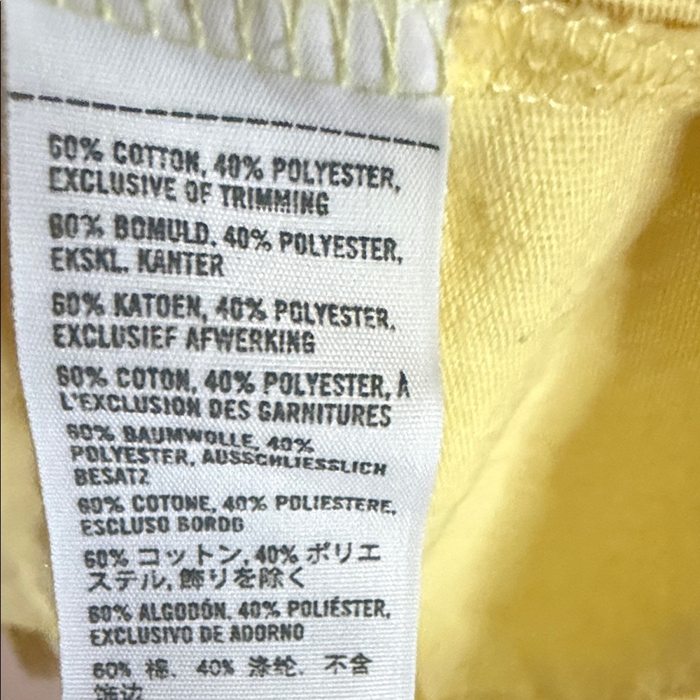 Hollister Yellow 'Hollister CA' Embroidered Logo Tee - Picture 4 of 5